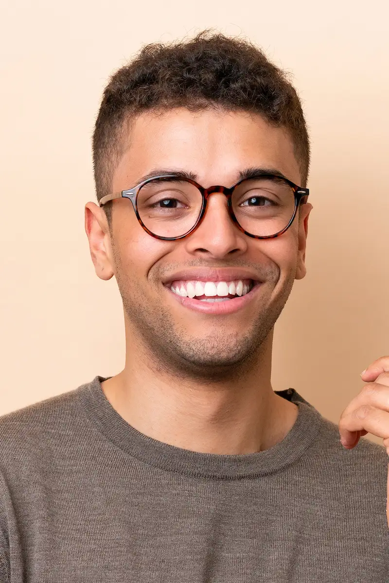 smiling man